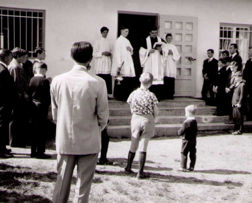 1967 Heilige Messe und Segnung des Sportheims