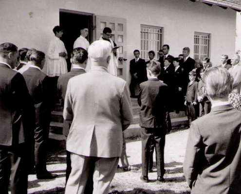 1967 Einweihung des Sportheims1967 Heilige Messe und Segnung des Sportheims