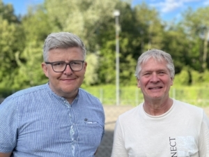 Jugendwart Horst Wagner (rechts) und sein neuer Stellvertreter Markus Hohenegger 