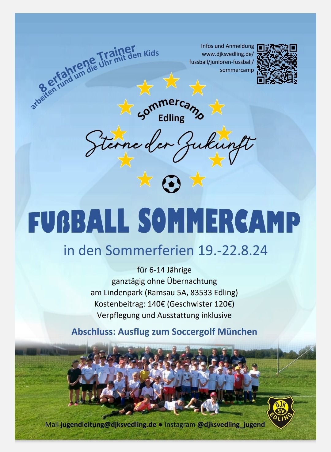 DJK SV Edling Jugendfußball Sommercamp 2024